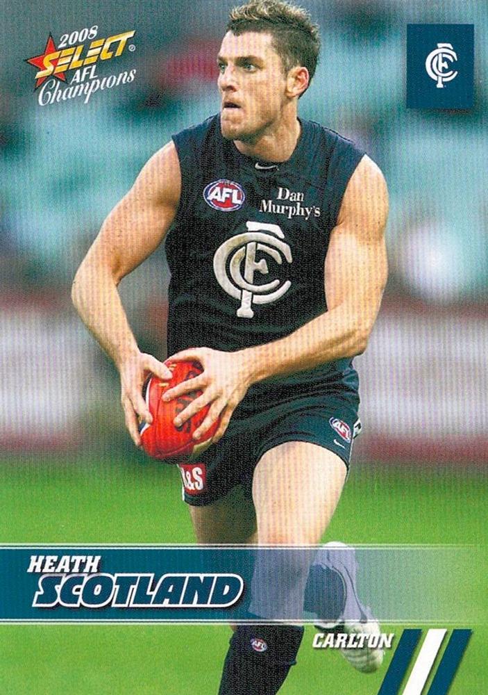 Heath Scotland #34 Carlton Blues | 2008 Select AFL Champions