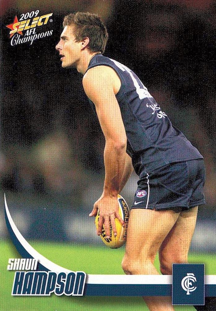 Shaun Hampson #34 Carlton Blues | 2009 Select AFL Champions