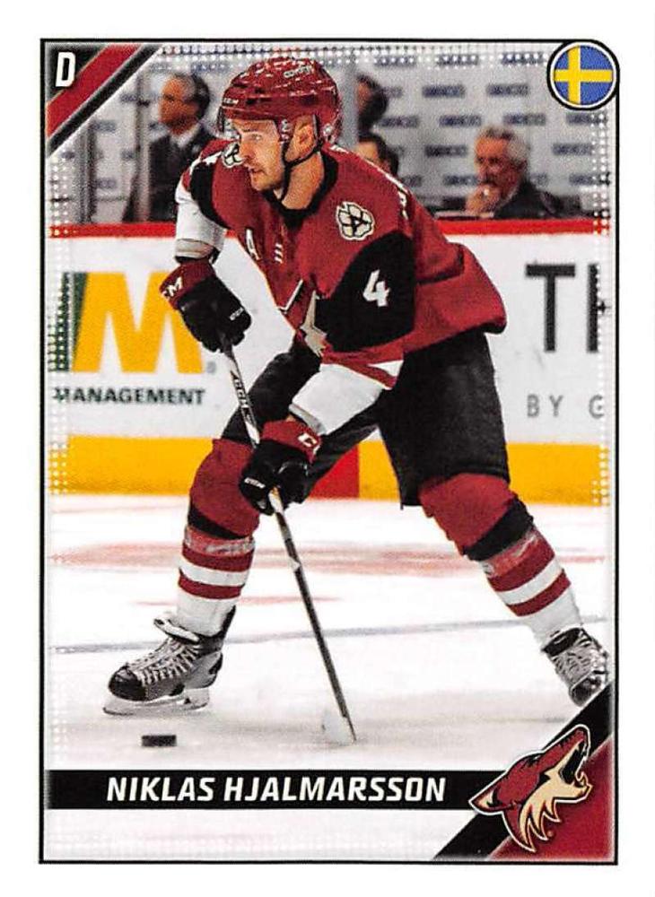 Niklas Hjalmarsson #34 Arizona Coyotes | 2019-20 Topps NHL Sticker Collection