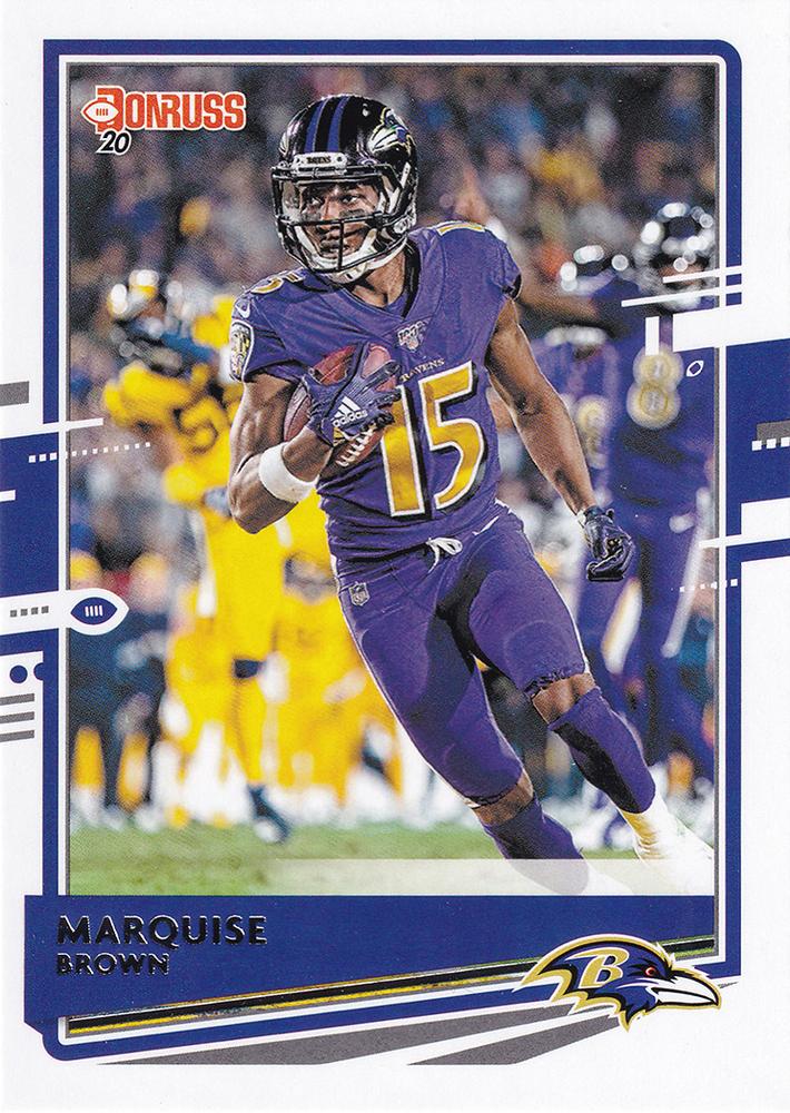 Marquise Brown #34 Baltimore Ravens | 2020 Panini Donruss | NFL Football