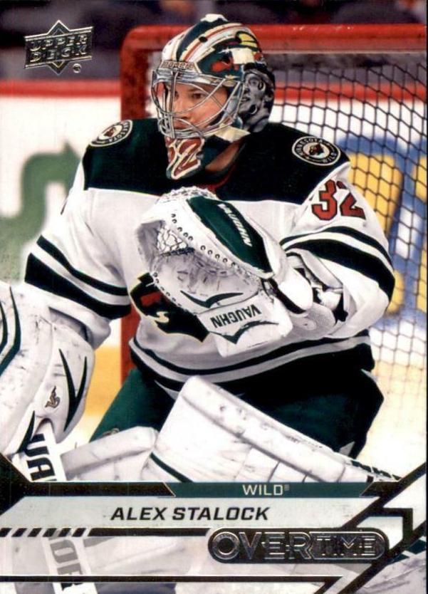 Alex Stalock #34 Minnesota Wild | 2020-21 Upper Deck Overtime