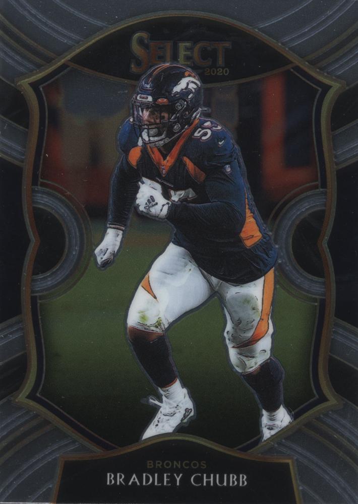Bradley Chubb #34 Denver Broncos | 2020 Panini Select |  | NFL Football