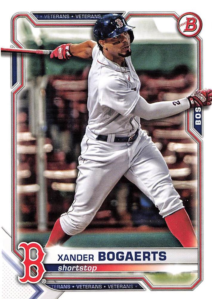 Xander Bogaerts #34 Boston Red Sox | 2021 Bowman