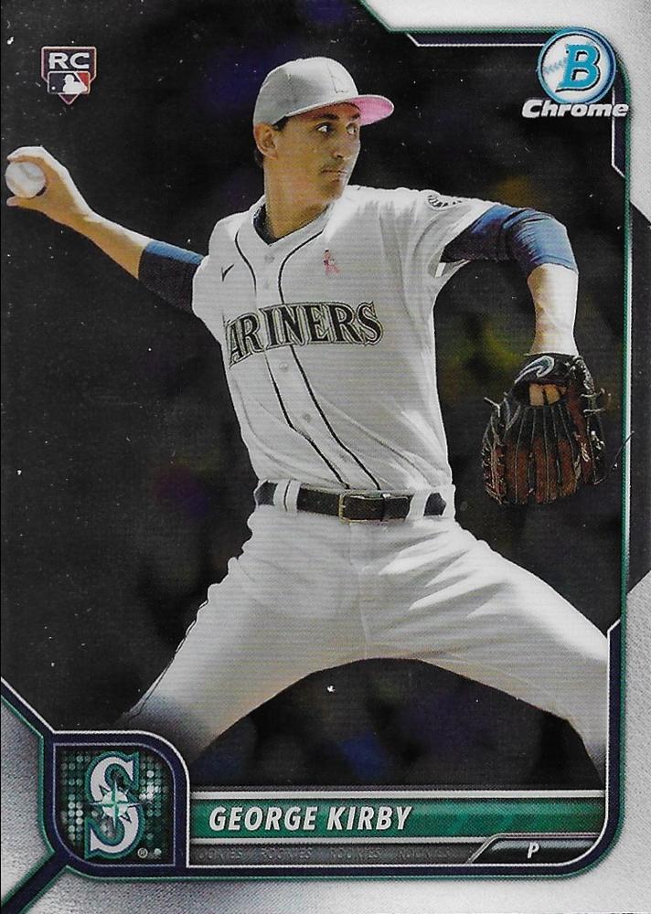 George Kirby #34 Seattle Mariners | 2022 Bowman Chrome