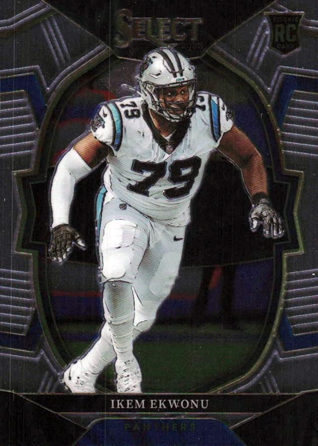 Ikem Ekwonu #34 Carolina Panthers | 2022 Panini Select | NFL Football