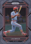 Lou Brock #34 St. Louis Cardinals | 2023 Panini Prizm
