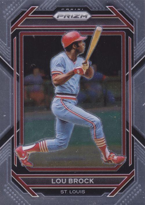 Lou Brock #34 St. Louis Cardinals | 2023 Panini Prizm
