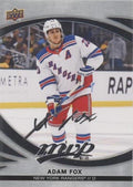 Adam Fox #34 New York Rangers | 2023-24 Upper Deck MVP Silver Script