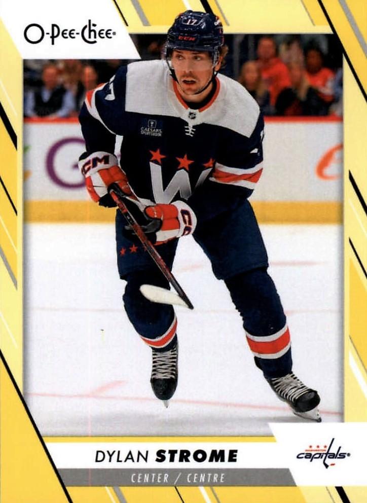Dylan Strome #34 Washington Capitals | 2023-24 O-Pee-Chee Yellow Border