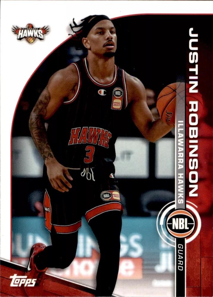 Justin Robinson #34 Illawarra Hawks | 2023-24 Topps NBL
