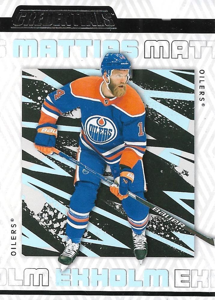 Mattias Ekholm #34 Edmonton Oilers | 2023-24 Upper Deck Credentials