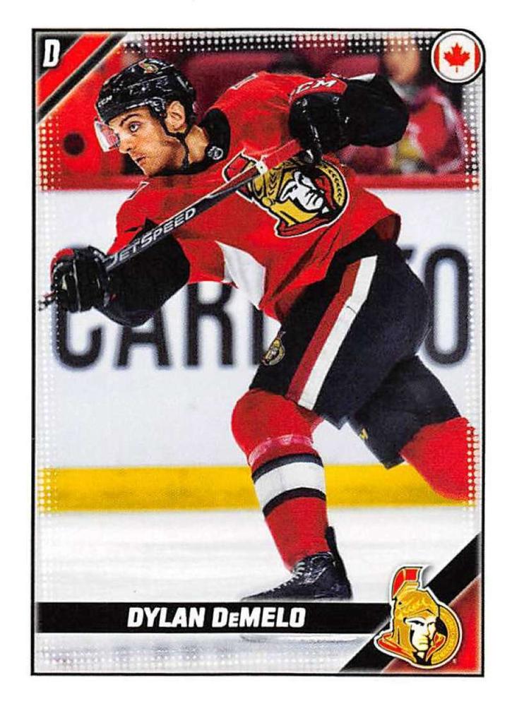 Dylan DeMelo #350 Ottawa Senators | 2019-20 Topps NHL Sticker Collection