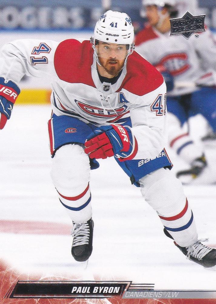 Paul Byron #351 Montreal Canadiens | 2022-23 Upper Deck