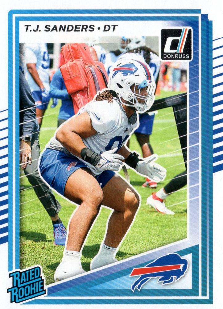 T.J. Sanders #351 Buffalo Bills | 2025 Donruss | NFL Football