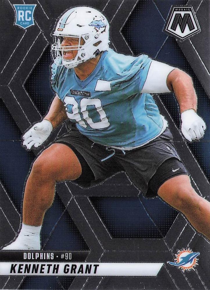 Kenneth Grant #351 Miami Dolphins | 2025 Panini Mosaic | NFL Football