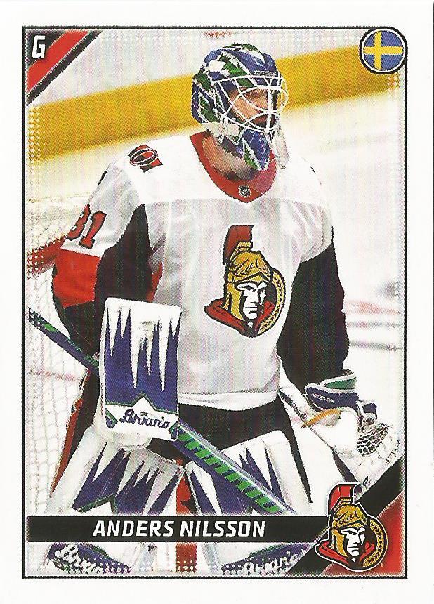 Anders Nilsson #352 Ottawa Senators | 2019-20 Topps NHL Sticker Collection