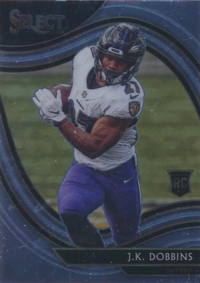 J.K. Dobbins #352 Baltimore Ravens | 2020 Panini Select |  | NFL Football