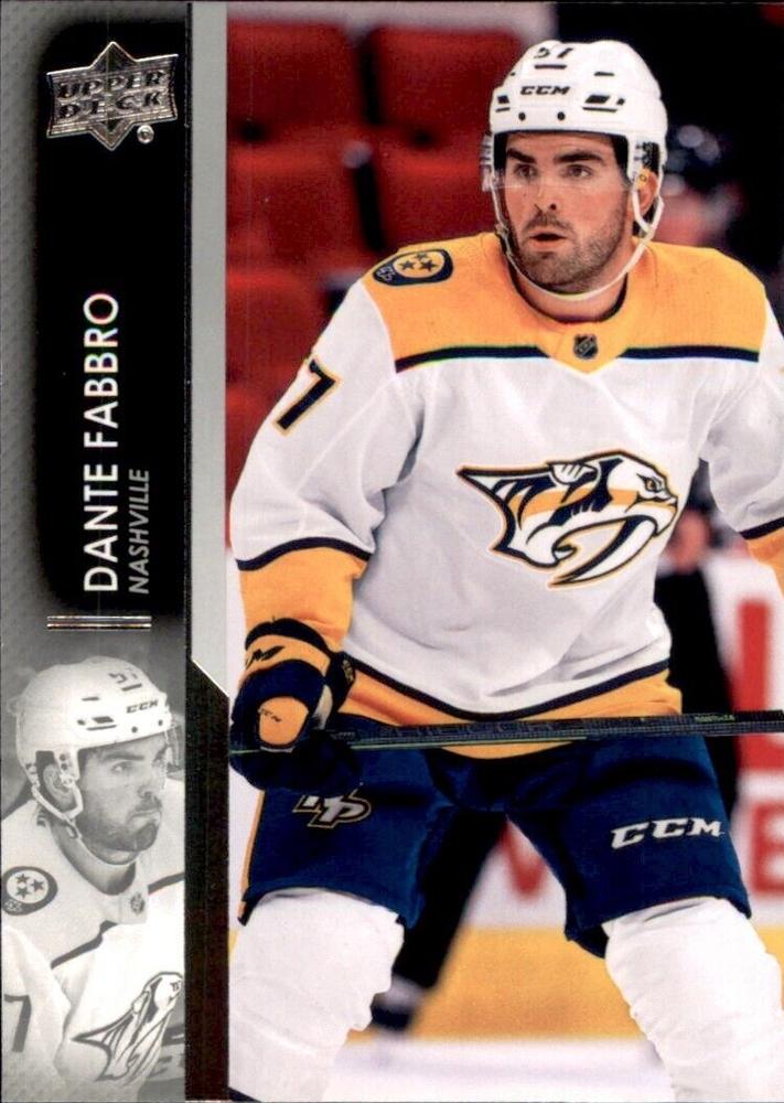 Dante Fabbro #352 Nashville Predators | 2021-22 Upper Deck