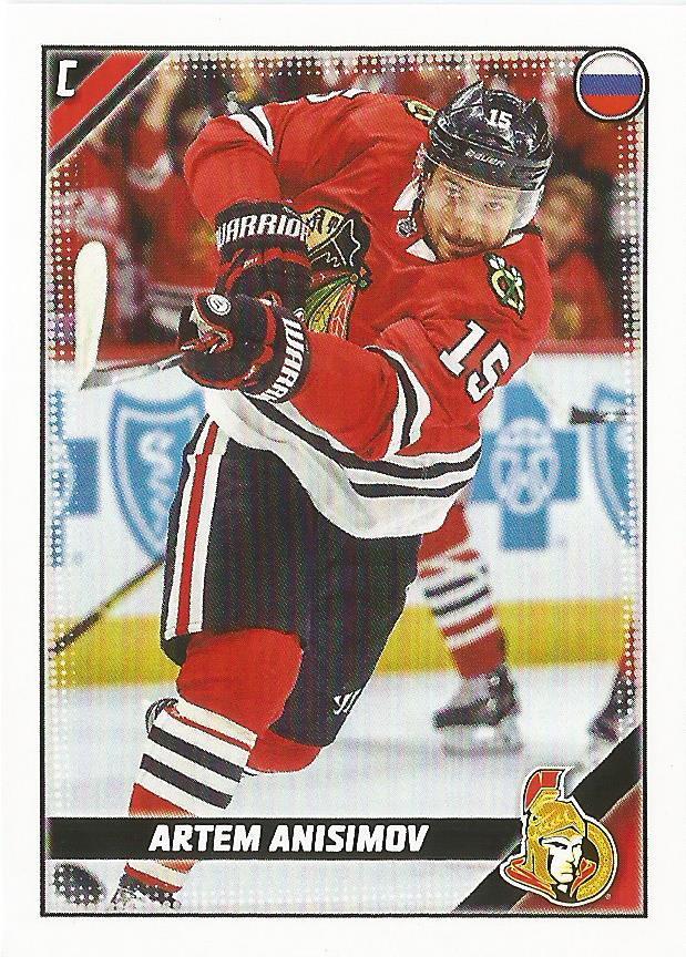 Artem Anisimov #353 Ottawa Senators | 2019-20 Topps NHL Sticker Collection