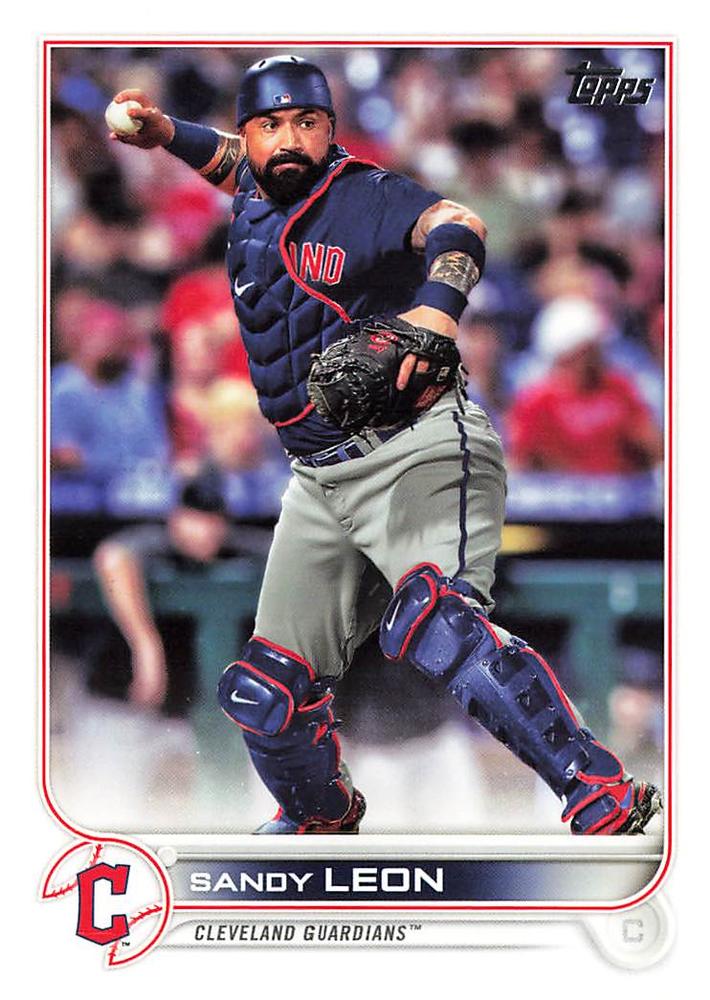 Sandy Leon #353 Cleveland Guardians | 2022 Topps