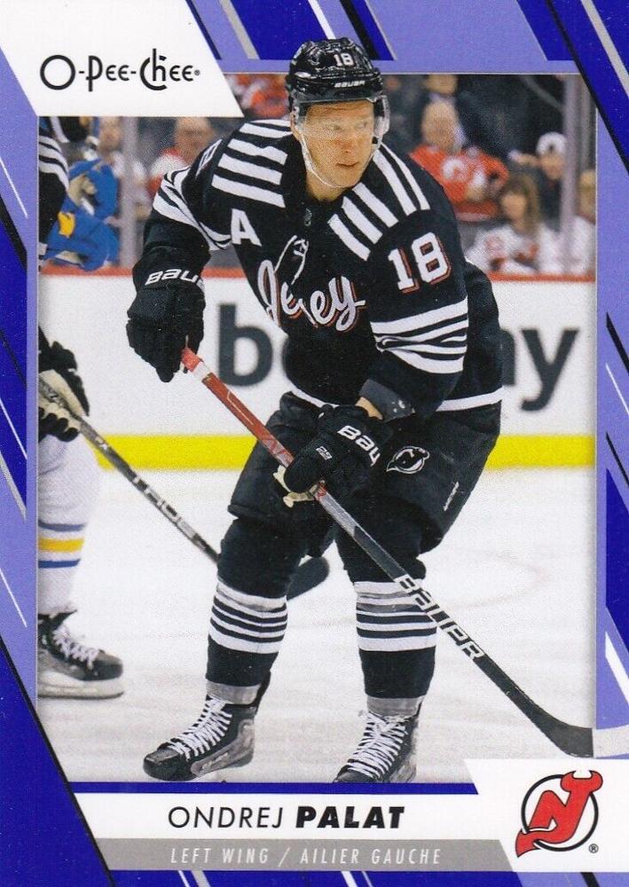 Ondrej Palat #353 New Jersey Devils | 2023-24 O-Pee-Chee Blue Border