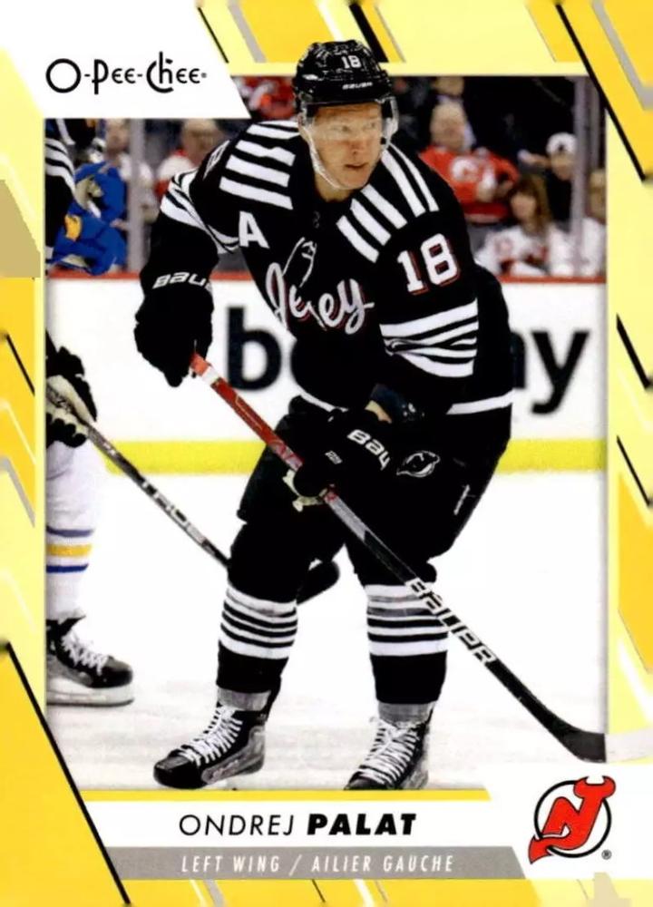 Ondrej Palat #353 New Jersey Devils | 2023-24 O-Pee-Chee Yellow Border