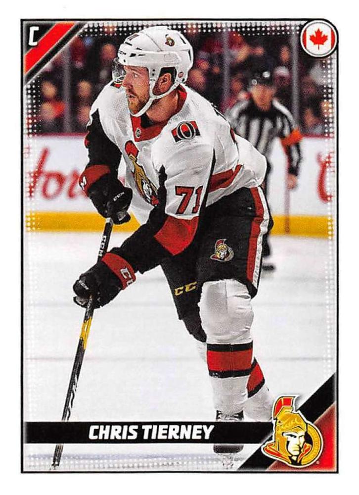 Chris Tierney #355 Ottawa Senators | 2019-20 Topps NHL Sticker Collection