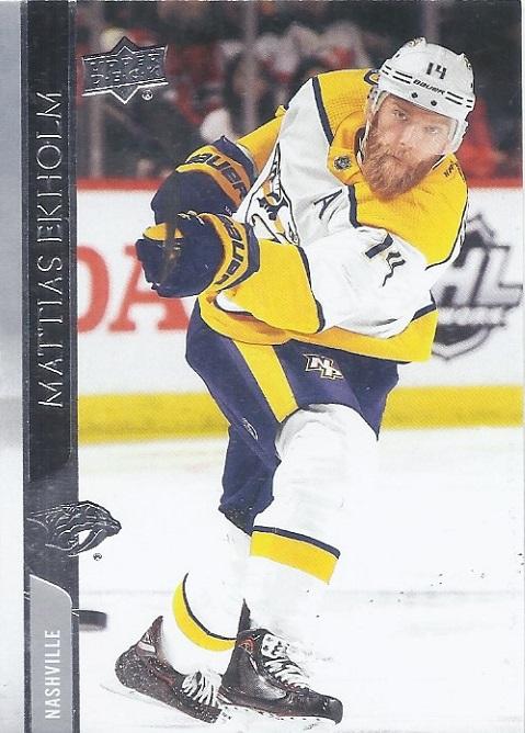 Mattias Ekholm #355 Nashville Predators | 2020-21 Upper Deck
