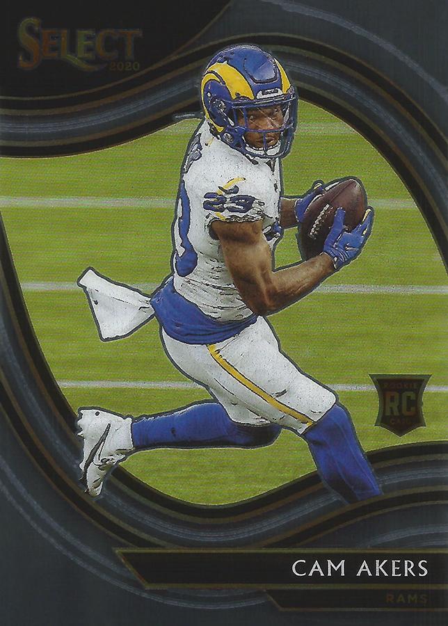 Cam Akers #355 Los Angeles Rams | 2020 Panini Select |  | NFL Football
