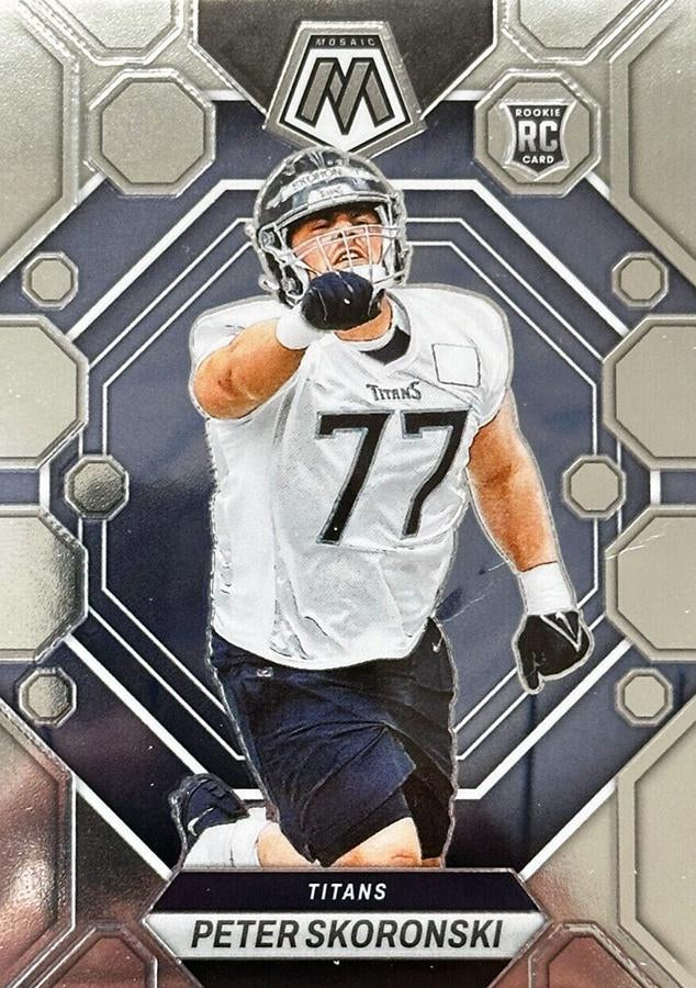 Peter Skoronski #355 Tennessee Titans | 2023 Panini Mosaic | NFL Football