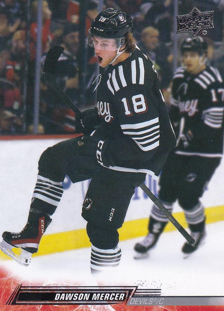 Dawson Mercer #356 New Jersey Devils | 2022-23 Upper Deck