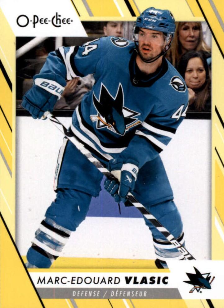 Marc-Edouard Vlasic #356 San Jose Sharks | 2023-24 O-Pee-Chee Yellow Border