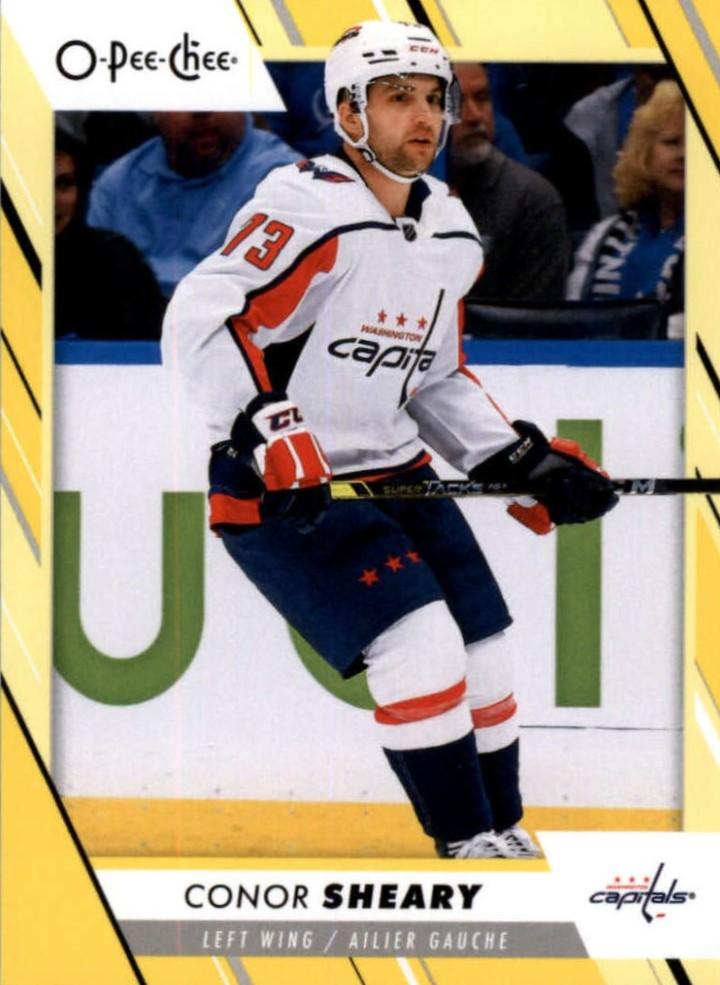 Conor Sheary #358 Washington Capitals | 2023-24 O-Pee-Chee Yellow Border