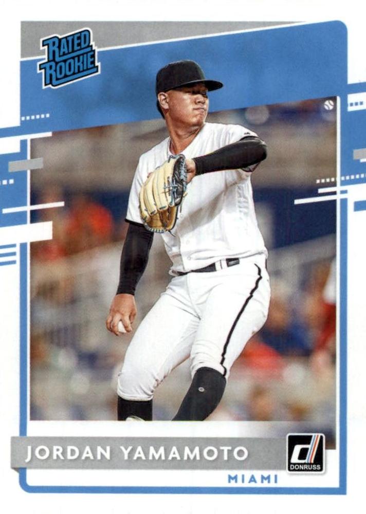 Jordan Yamamoto #35 Miami Marlins | 2020 Donruss