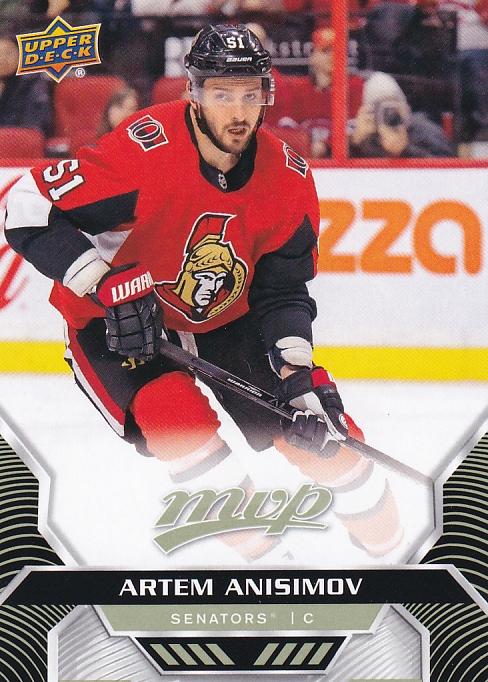 Artem Anisimov #35 Ottawa Senators | 2020-21 Upper Deck MVP