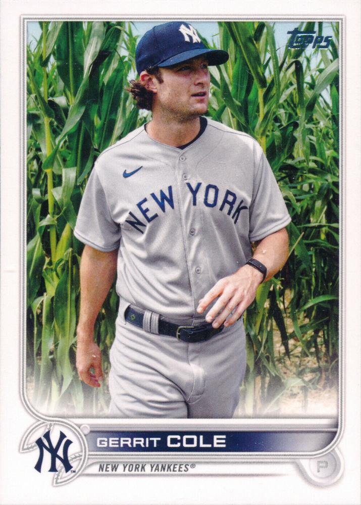 Gerrit Cole #35 New York Yankees (Standing in cornfield) | 2022 Topps