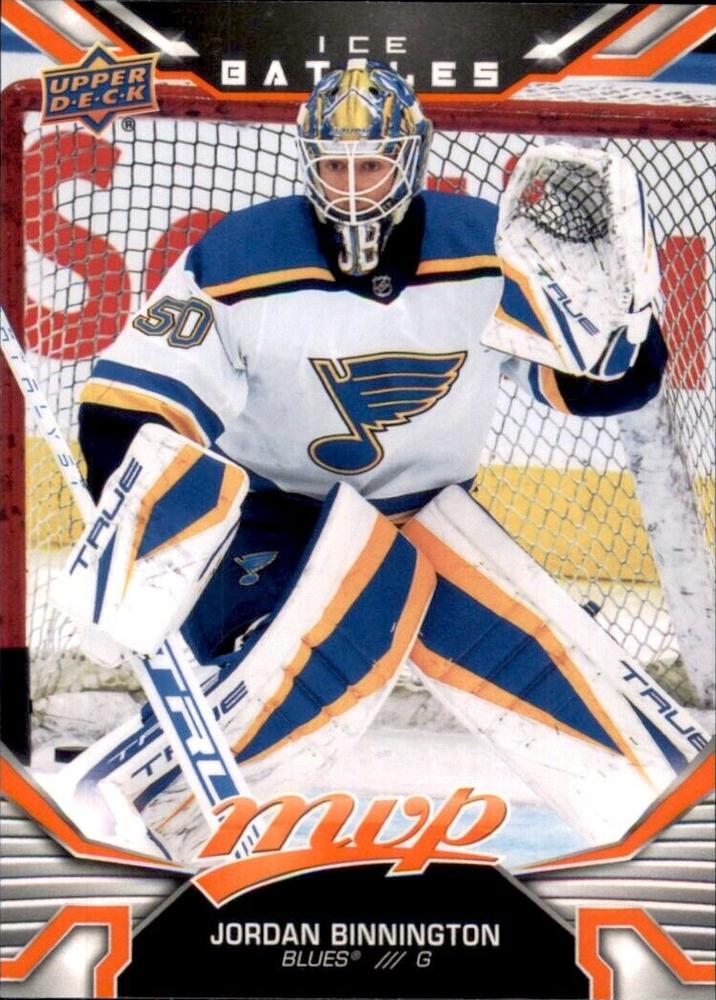 Jordan Binnington #35 St. Louis Blues | 2022-23 Upper Deck MVP Ice Battles