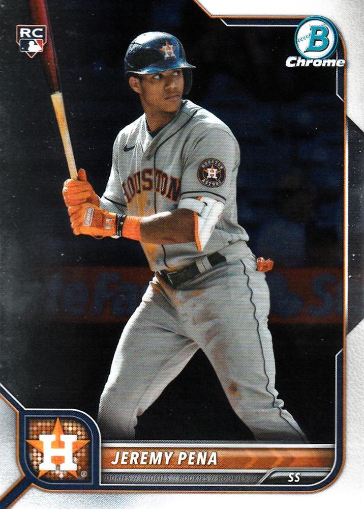 Jeremy Pena #35 Houston Astros | 2022 Bowman Chrome