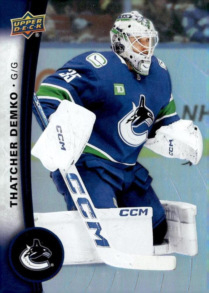 Thatcher Demko #35 Vancouver Canucks | 2025-26 Upper Deck Tim Hortons Collector's Series