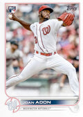 Joan Adon #360 Washington Nationals (Factory set, white outline around RC logo) | 2022 Topps