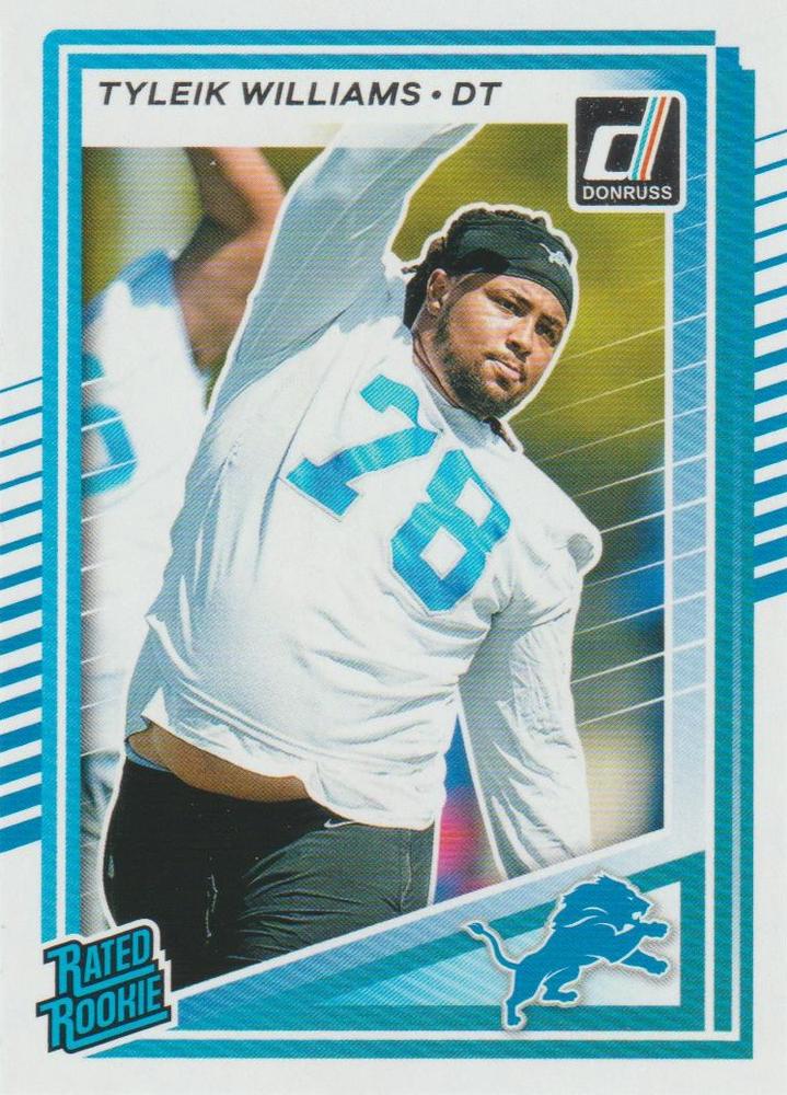 Tyleik Williams #360 Detroit Lions | 2025 Donruss | NFL Football