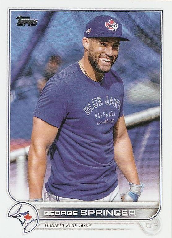 George Springer #361 Toronto Blue Jays (Blue t-shirt) | 2022 Topps