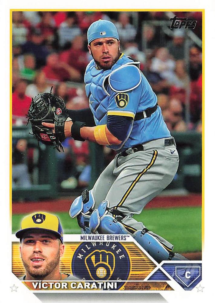 Victor Caratini #361 Milwaukee Brewers | 2023 Topps