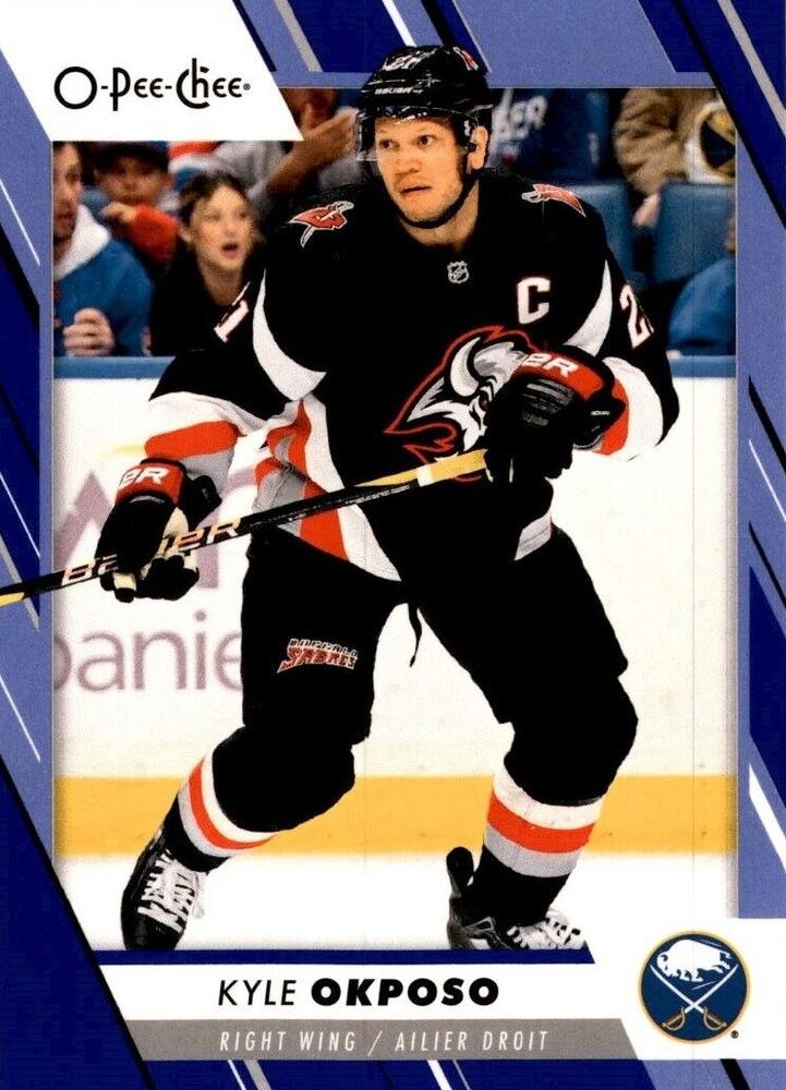 Kyle Okposo #363 Buffalo Sabres | 2023-24 O-Pee-Chee Blue Border