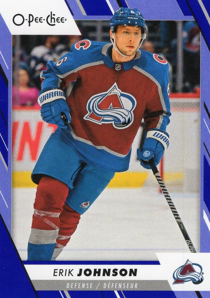Erik Johnson #364 Colorado Avalanche | 2023-24 O-Pee-Chee Blue Border