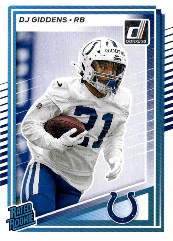 DJ Giddens #364 Indianapolis Colts | 2025 Donruss | NFL Football