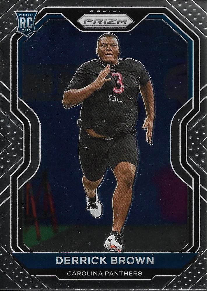 Derrick Brown #365 Carolina Panthers | 2020 Panini Prizm | NFL Football