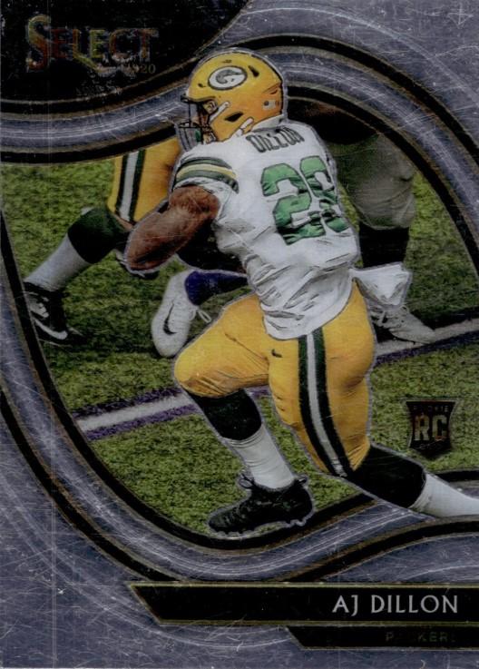 AJ Dillon #365 Green Bay Packers | 2020 Panini Select |  | NFL Football