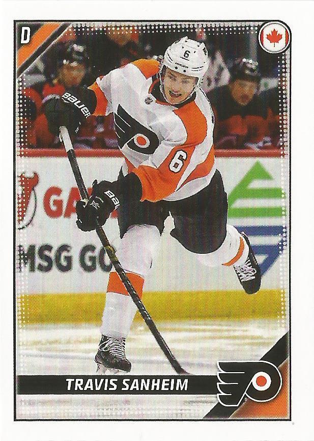 Travis Sanheim #366 Philadelphia Flyers | 2019-20 Topps NHL Sticker Collection