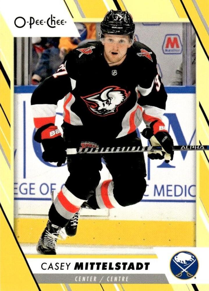 Casey Mittelstadt #366 Buffalo Sabres | 2023-24 O-Pee-Chee Yellow Border